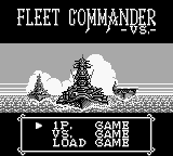 Fleet Commander VS Title Screen